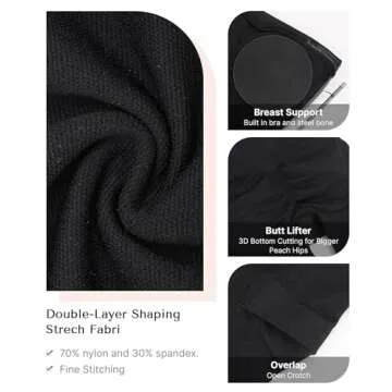 SHAPELLX Strapless Shortie Bodysuit for Women Tummy Control Shapewear Seamless Sculpt Body Shaper with Removable Straps (Black,XL-XXL)