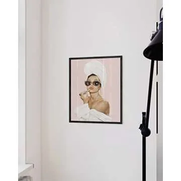 HAUS AND HUES Famous Female Wall Decor - Famous Hollywood Artist Pictures for Wall, Vanity Room Wall Art (Unframed, 16x20)