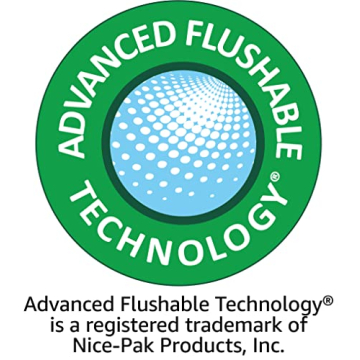 Amazon Basics Fragrance Free Flushable Toilet Wipes 126 Count