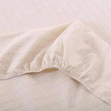 Grounding Fitted Sheet Kit King Size 15" Deep Pocket Earthing Fitted Bottom Sheet + Earthing Product Tester + U.S. Outlet Checker