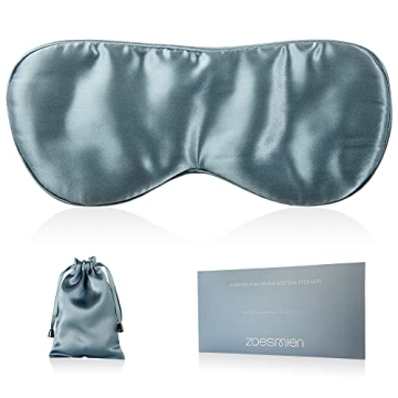 ZOESMIEN Sleep Mask 100% Mulberry Silk - Luxury Eye Mask for Comfort & Relaxation