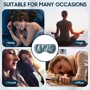 Luxury ZOESMIEN Silk Sleep Mask - Light Blocking Comfort