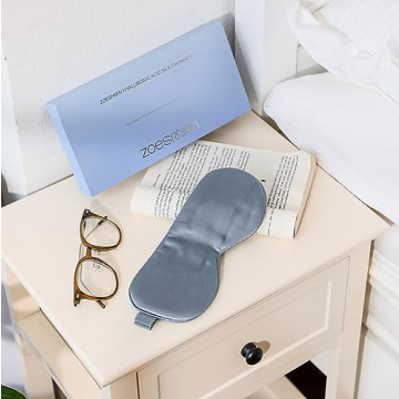 Luxury ZOESMIEN Silk Sleep Mask - Light Blocking Comfort