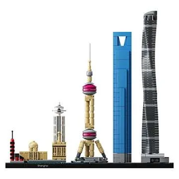 LEGO Architecture Shanghai 21039 Building Kit - Iconic Landmarks in 597 Pieces