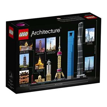 LEGO Architecture Shanghai Skyline Model Building Kit