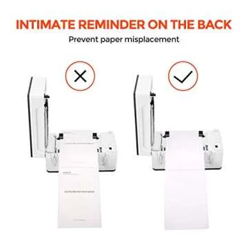 MUNBYN 4x6 Inch Direct Thermal Shipping Labels, 1000 Sheets (500 Pcs per Stack), Permanent Adhesive Fanfold Mailing Label Paper for Thermal Printers and Packages