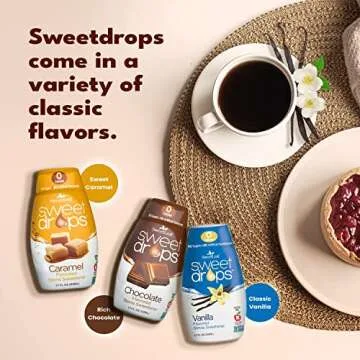 SweetLeaf Sweet Drops Caramel Stevia Liquid Sweetener - Flavor Foods, Keto Coffee with Sugar Free, 0 Calorie, Non-Glycemic Response SweetLeaf Stevia Drops, 1.7 Fl Oz Ea (Pack of 2)