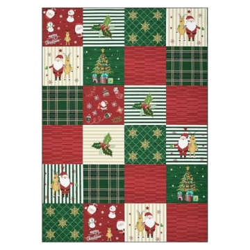 GarveeHome 5x7 Christmas Area Rug for Living Room