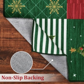 GarveeHome 5x7 Christmas Area Rug for Living Room