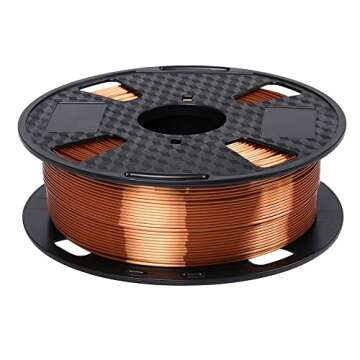 CC3D Silk Copper PLA 3D Printer Filament 1.75 mm 1KG 2.2LBS Spool 3D Printing Material Shine Silky S...