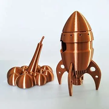 CC3D Silk Copper PLA 3D Printer Filament 1.75 mm 1KG 2.2LBS Spool 3D Printing Material Shine Silky Shiny Metallic Metal Copper PLA Filament