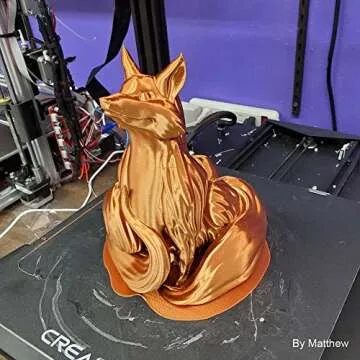 CC3D Silk Copper PLA 3D Printer Filament 1.75 mm 1KG 2.2LBS Spool 3D Printing Material Shine Silky Shiny Metallic Metal Copper PLA Filament