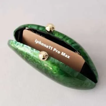 CUXVA Elegant Acrylic Clutch Bag for Women - Perfect for Any Event