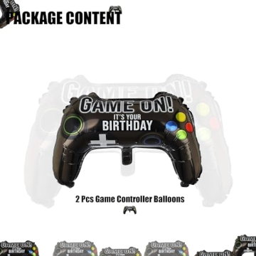 Video Game Controller Mylar Balloons for Party Fun