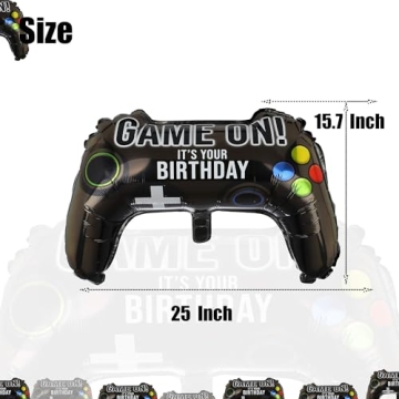 Video Game Controller Mylar Balloons for Party Fun