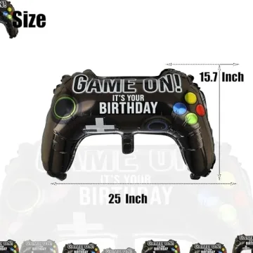 Video Game Controller Mylar Balloons for Party Fun
