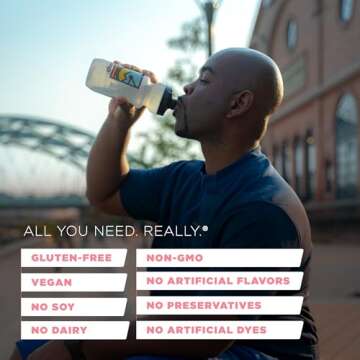 Tailwind Nutrition Endurance Fuel, Electrolyte & Hydration Sports Drink Mix Powder with Caffeine, Gluten-Free, Vegan, Tropical Buzz, 50 Servings (Caffeinated)