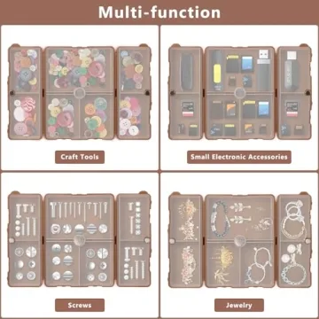 FYY Pill Organizer with Magnetic Closure - 7 Compartments