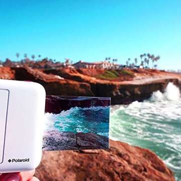 Zink Polaroid Snap Instant Digital Camera (Blue) with ZINK Zero Ink Printing Technology