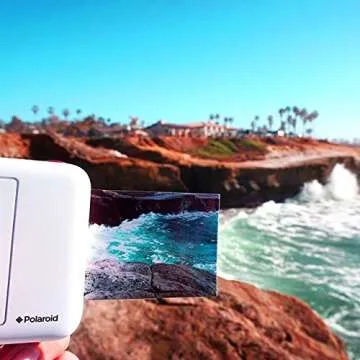 Zink Polaroid Snap Instant Digital Camera (Blue) with ZINK Zero Ink Printing Technology