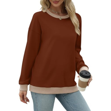 Stylish Saloogoe Women's Pullover Long Sleeve Sweater