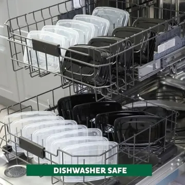 Durable Freshware Meal Prep Containers 15-Pack for Easy Storage