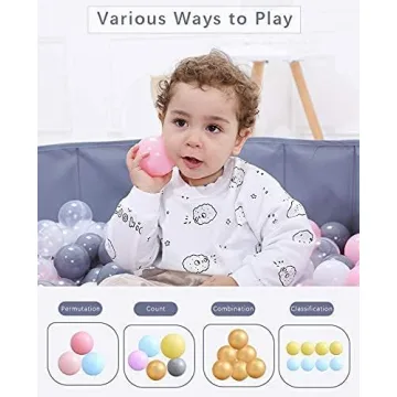 Vibrant MoonxHome 100 Crush Proof Ball Pit Balls