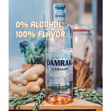 DAMRAK VIRGIN 0.0 – Non Alcoholic Distilled Spirit – Highest Rated Citrus-Forward Gin Mocktails ...