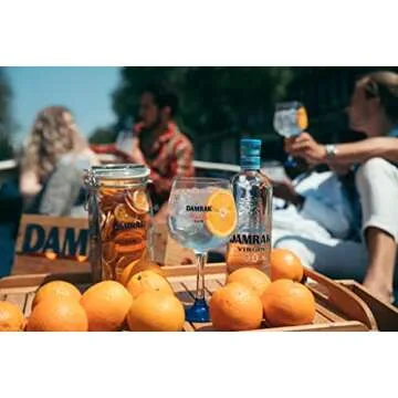DAMRAK VIRGIN 0.0 – Non Alcoholic Distilled Spirit – Highest Rated Citrus-Forward Gin Mocktails – Mix Delicious Non Alcoholic Cocktails