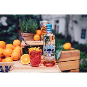 DAMRAK VIRGIN 0.0 – Non Alcoholic Distilled Spirit – Highest Rated Citrus-Forward Gin Mocktails – Mix Delicious Non Alcoholic Cocktails