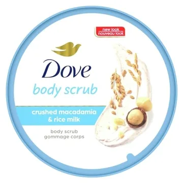 Dove Exfoliating Body Polish Macadamia Rice Milk 10.5 oz
