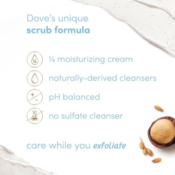 Dove Exfoliating Body Polish Macadamia Rice Milk 10.5 oz