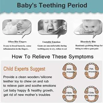 Promise Babe Wooden Baby Toys 11pc Bird Elephant Wood Montessori Toys Organic Infant Handmade Pendant Rings Set Shower GIFT