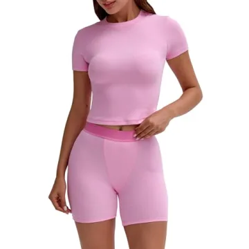 UNDER CLOUD Two Piece Outfits for Women Matching Lounge Sets Tracksuit Casual Workout Clothes Ribbed...