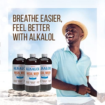 Alkalol Nasal Wash 3-Pack Preservative-Free Sinus Relief