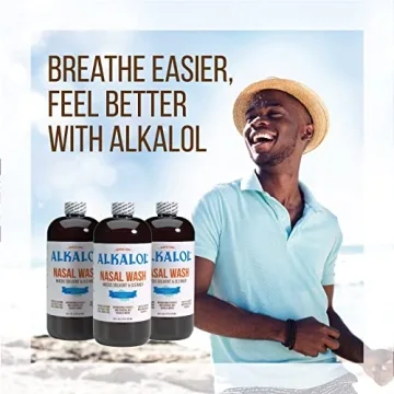 Alkalol Nasal Wash 3-Pack Preservative-Free Sinus Relief