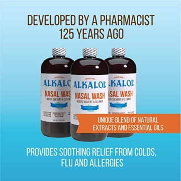 Alkalol Nasal Wash 3-Pack Preservative-Free Sinus Relief