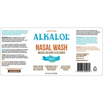 Alkalol Nasal Wash 3-Pack Preservative-Free Sinus Relief
