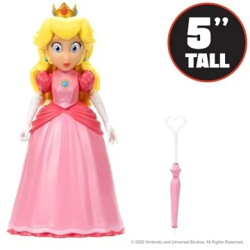 Princess Peach Action Figure from The Super Mario Bros. Movie