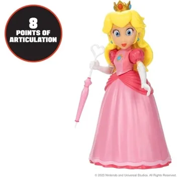 Princess Peach Action Figure from The Super Mario Bros. Movie