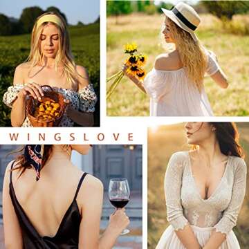 Wingslove Strapless Bra for Women Full Figure Bra Multiway Push Up Bra