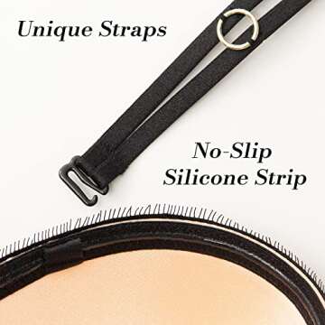 Wingslove Strapless Bra for Women Full Figure Bra Multiway Push Up Bra