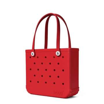 BOGG BAG - Medium Tote Bag - You Red My Mind - 15in L x 5in W x 12.5in H - Lightweight, Washable, Du...