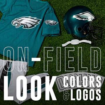 Franklin Sports Philadelphia Eagles Kids Football Uniform Set - NFL Youth Football Costume for Boys & Girls - Set Includes Helmet, Jersey & Pants - Small