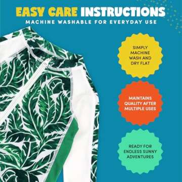 SwimZip Boys' Long-Sleeve UPF 50+ Swimsuit for Baby, Toddler, & Little Boys Green