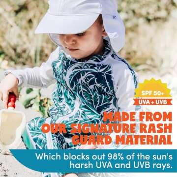 SwimZip Boys' Long-Sleeve UPF 50+ Swimsuit for Baby, Toddler, & Little Boys Green