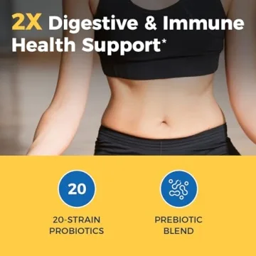 NewRhythm Probiotics 50B CFU 20 Strains Digestive Support