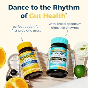 NewRhythm Probiotics 50B CFU 20 Strains Digestive Support