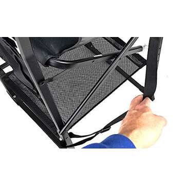 Unique -TuscanyPRO Folding-Compact Makeup Artist Chair (29" SEAT Height) w/ 14″ LED Ring Light-Best Combo Deal in The Industry!!!