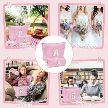 Personalized Pink Makeup Bag for Girls | YOOLIFE Gifts